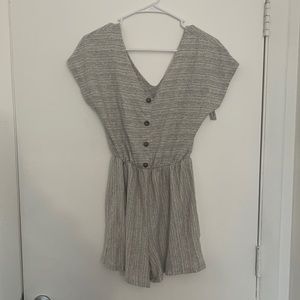 Gray romper